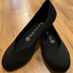 Rothys: Black Flat, size 5.5